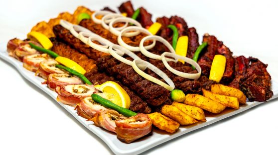 Chicken and Beef Luleh Kabob