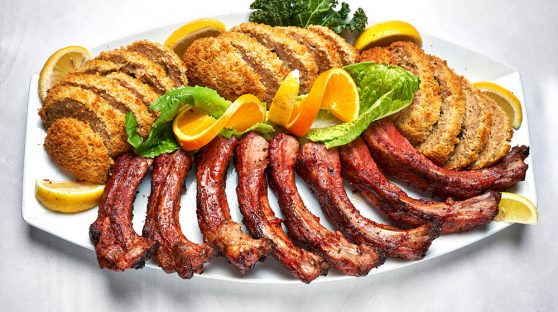 Baby Back Ribs with Chicken Roulette